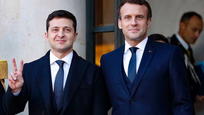 В офисе президента Франции заявили, что суверенитет Украины находится под угрозой