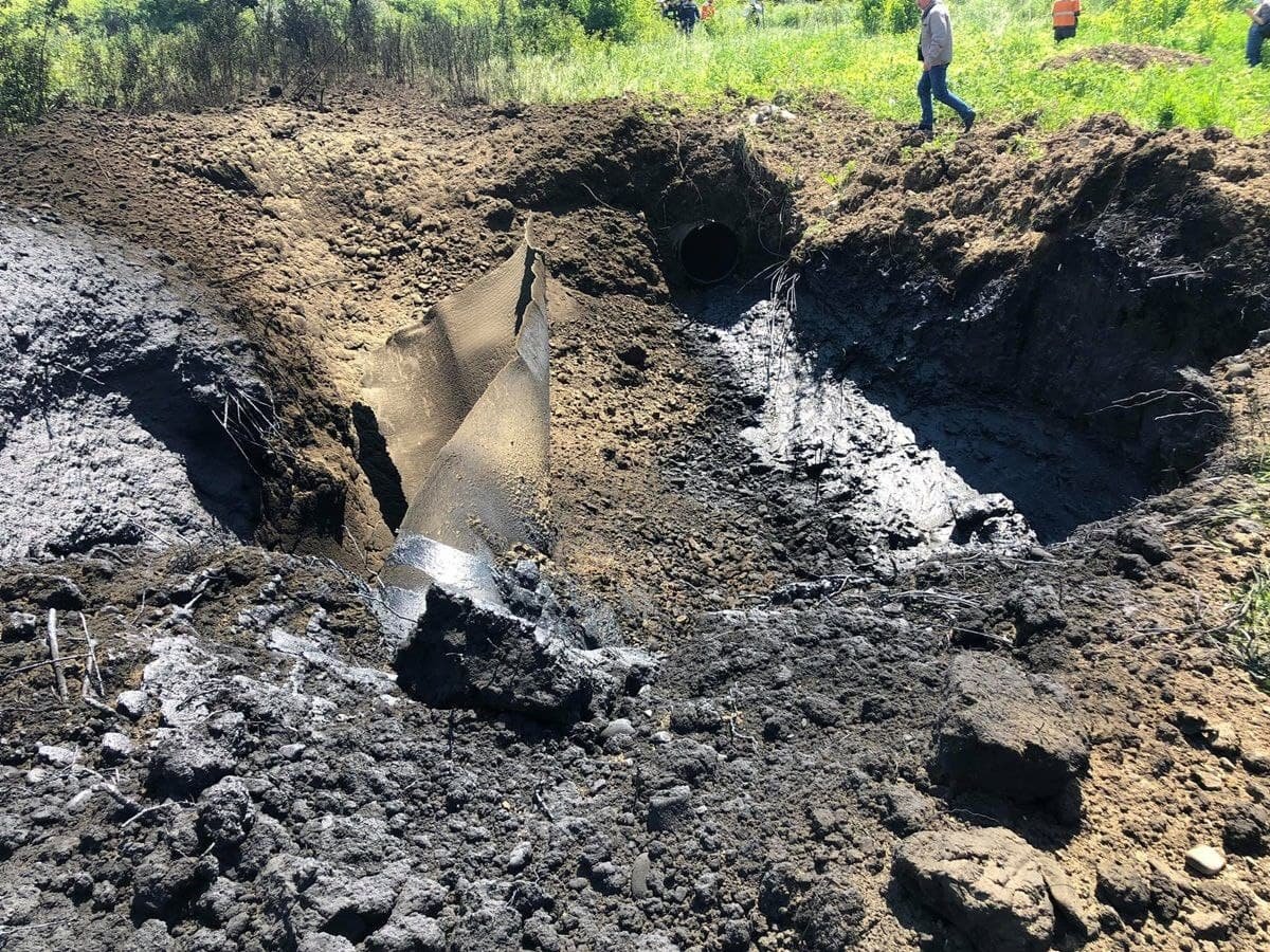 На Прикарпатье произошла авария на газопроводе. ФОТО
