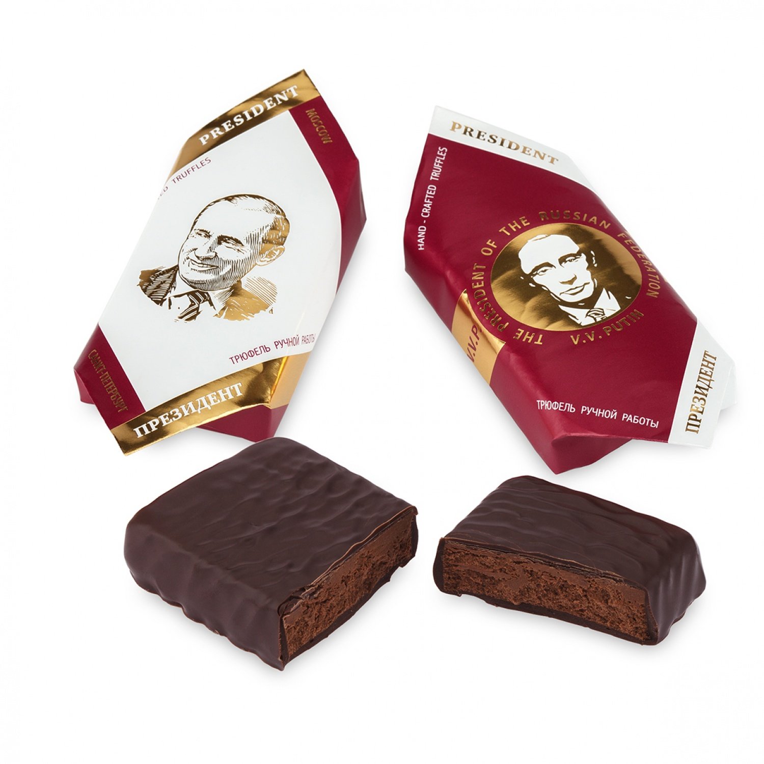 Не Гордон, но тоже в шоколаде: Путина увековечили на конфетах с водкой