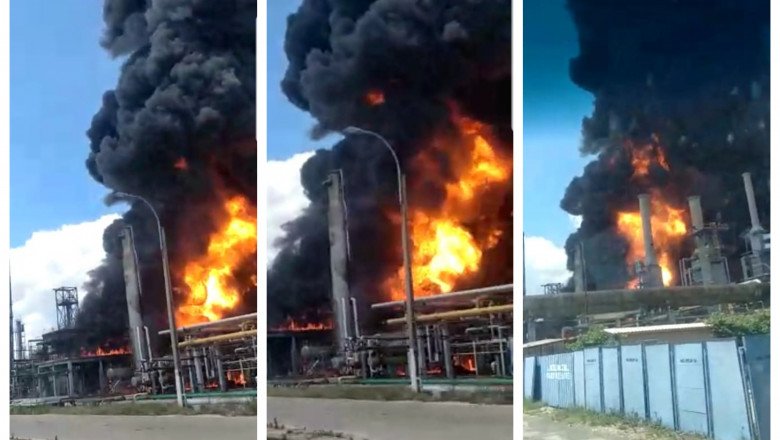 Взрыв на нефтеперерабатывающем заводе Румынии: минимум пять пострадавших. ВИДЕО