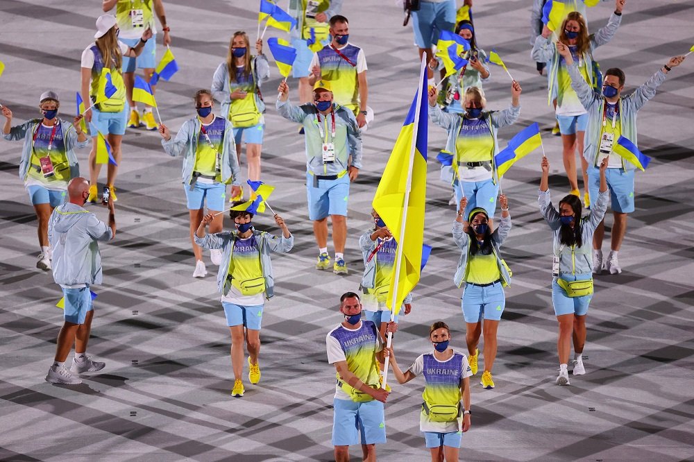 Сборная Украины на открытии Олимпийских игр-2020 в Токио. ФОТО, ВИДЕО