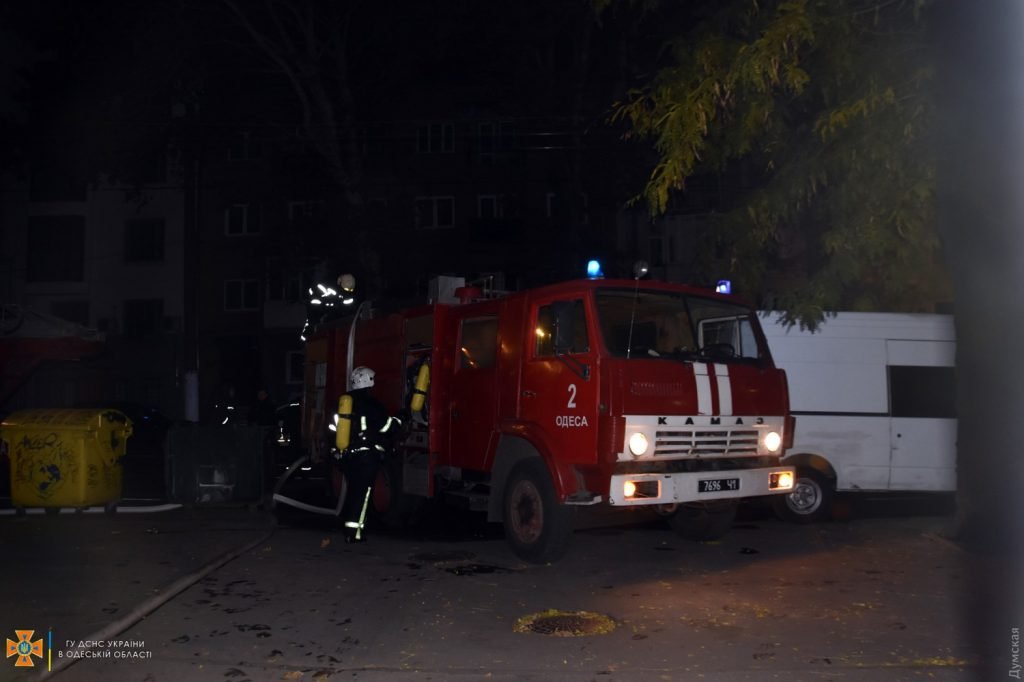 В Одессе из-за пожара погиб мужчина