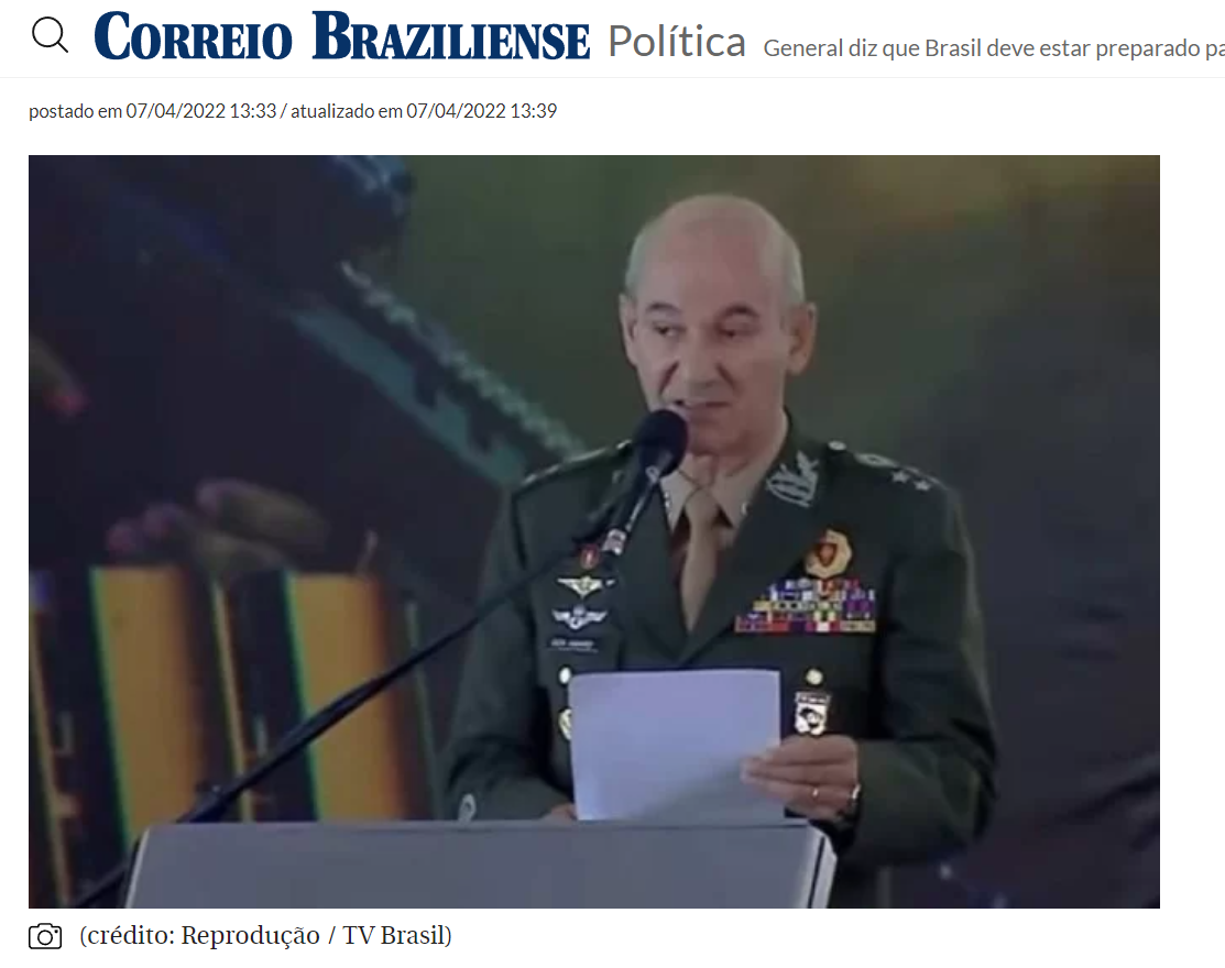 Бразилія має бути готовою до можливої ​​війни - Correio Braziliense