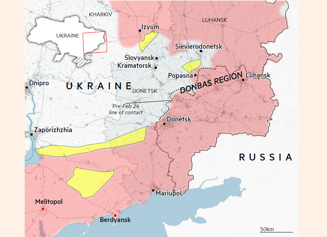 Битва за Сєвєродонецьк показує російську стратегію на Донбасі - FT