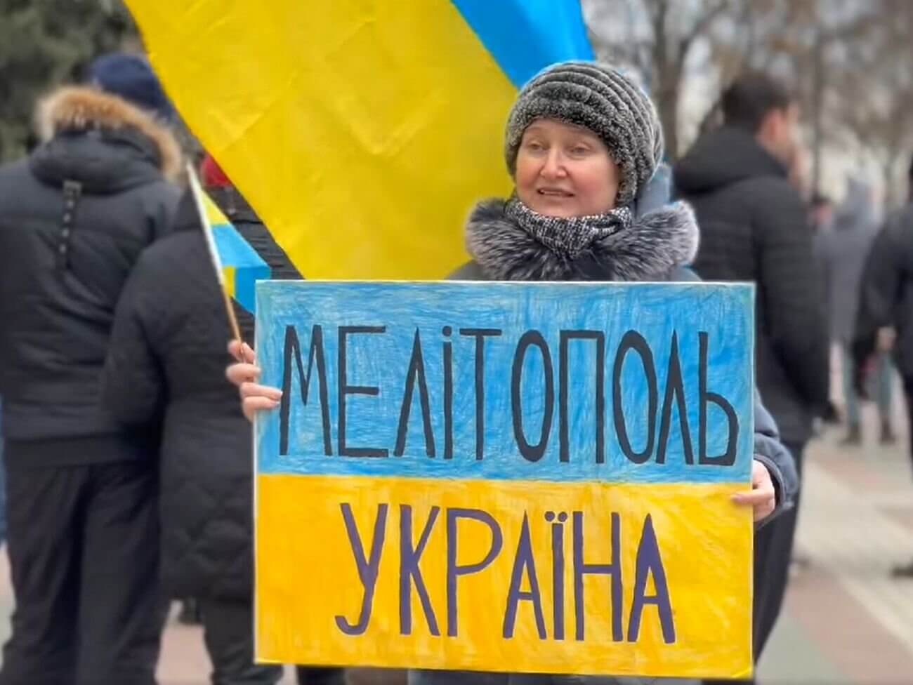 рашисти окупувати територію, але окупувати серця та волю мелітопольців їм не під силу: Мелітополь – це Україна.  ФОТО