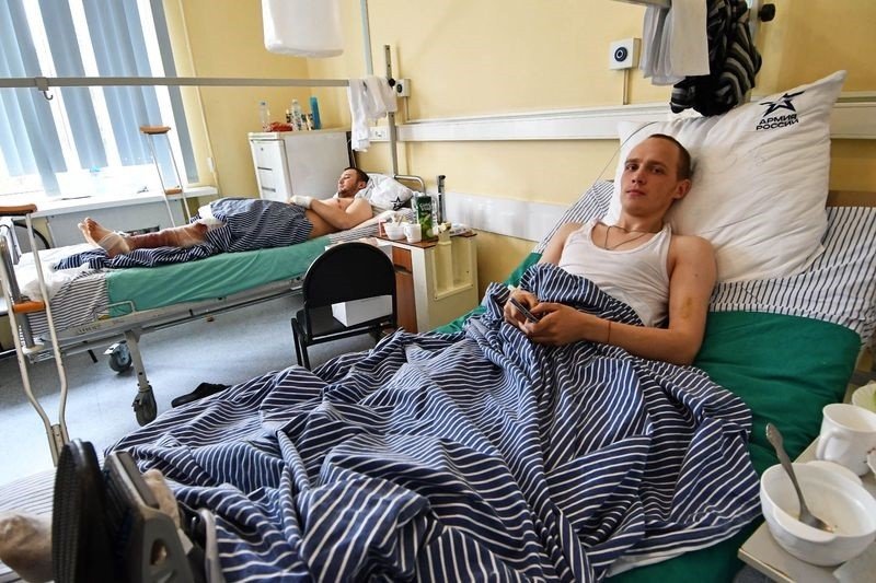 Госпіталі рф переповненні пораненими в Україні окупантами