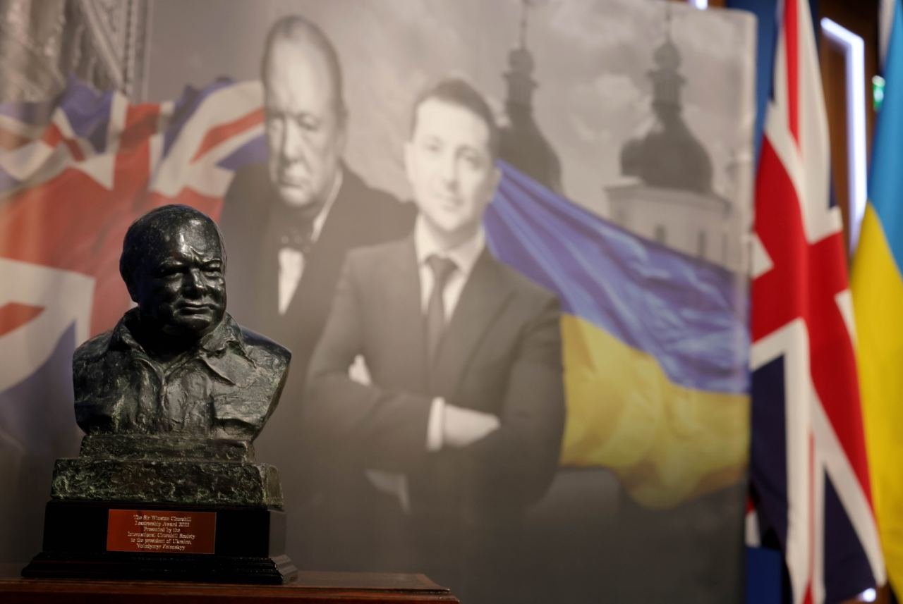 Президент України отримав Премію Уінстона Черчілля за лідерство (ВІДЕО)