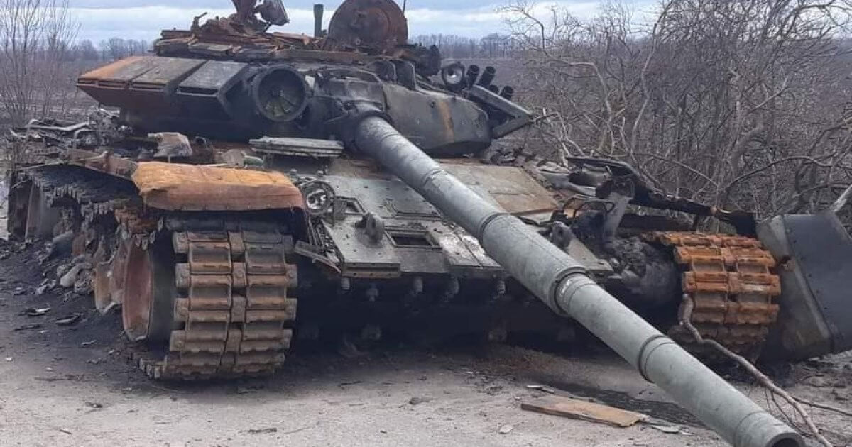 Бійці із 35-ої бригади знищили російський танк Т-72 (ВІДЕО)