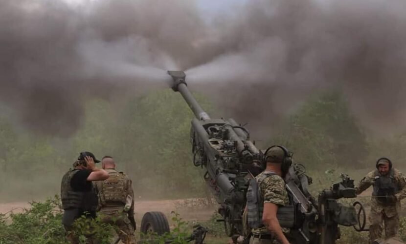 Українські артилеристи з 103 окремої бригади ТРО продовжують нищити окупантів. ВІДЕО