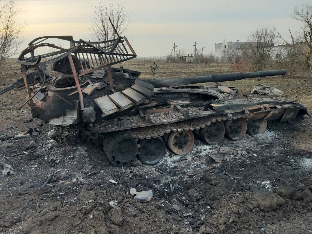 ЗСУ знищили російський танк Т-72 - ВІДЕО