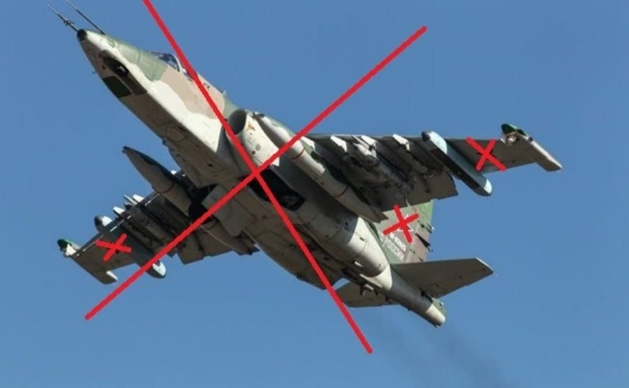ЗСУ минулого ранку збили черговий штурмовик рф Су-25