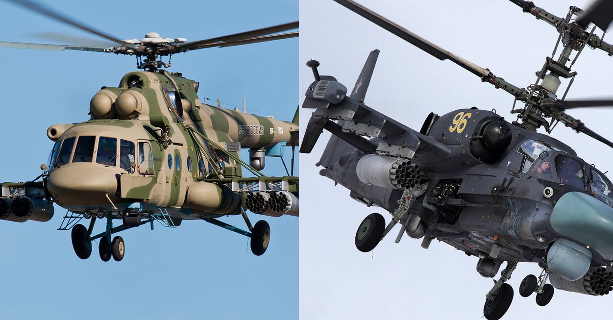 ЗСУ знищили гелікоптери Мі-8 та Ка-52 «Алігатор» на Запоріжжі