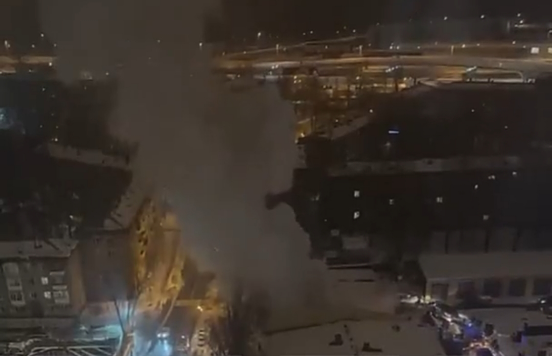 У Москві сталася пожежа на території військової частини. ВІДЕО