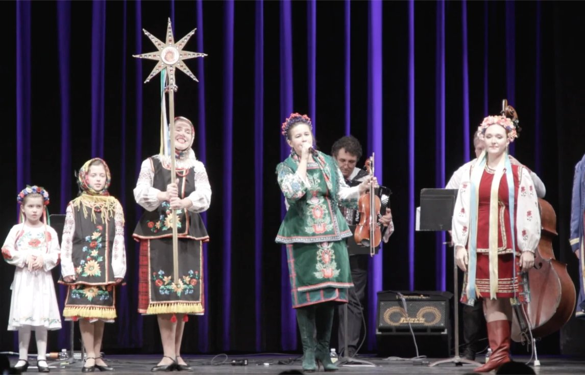 Українські колядки заспівали в найбільшому концертному центрі Вашингтона. ВІДЕО