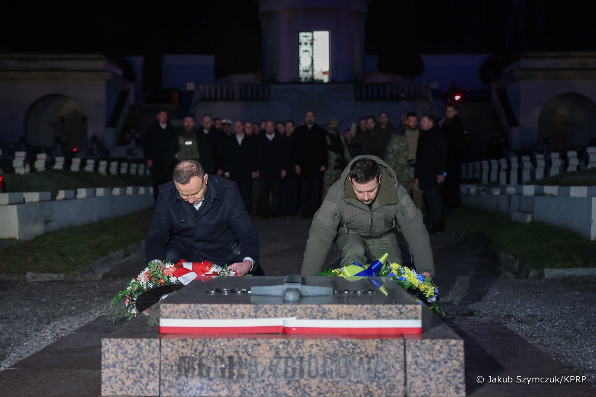 Президент Зеленський разом з Дудою вшанували пам'ять українських та польських військових