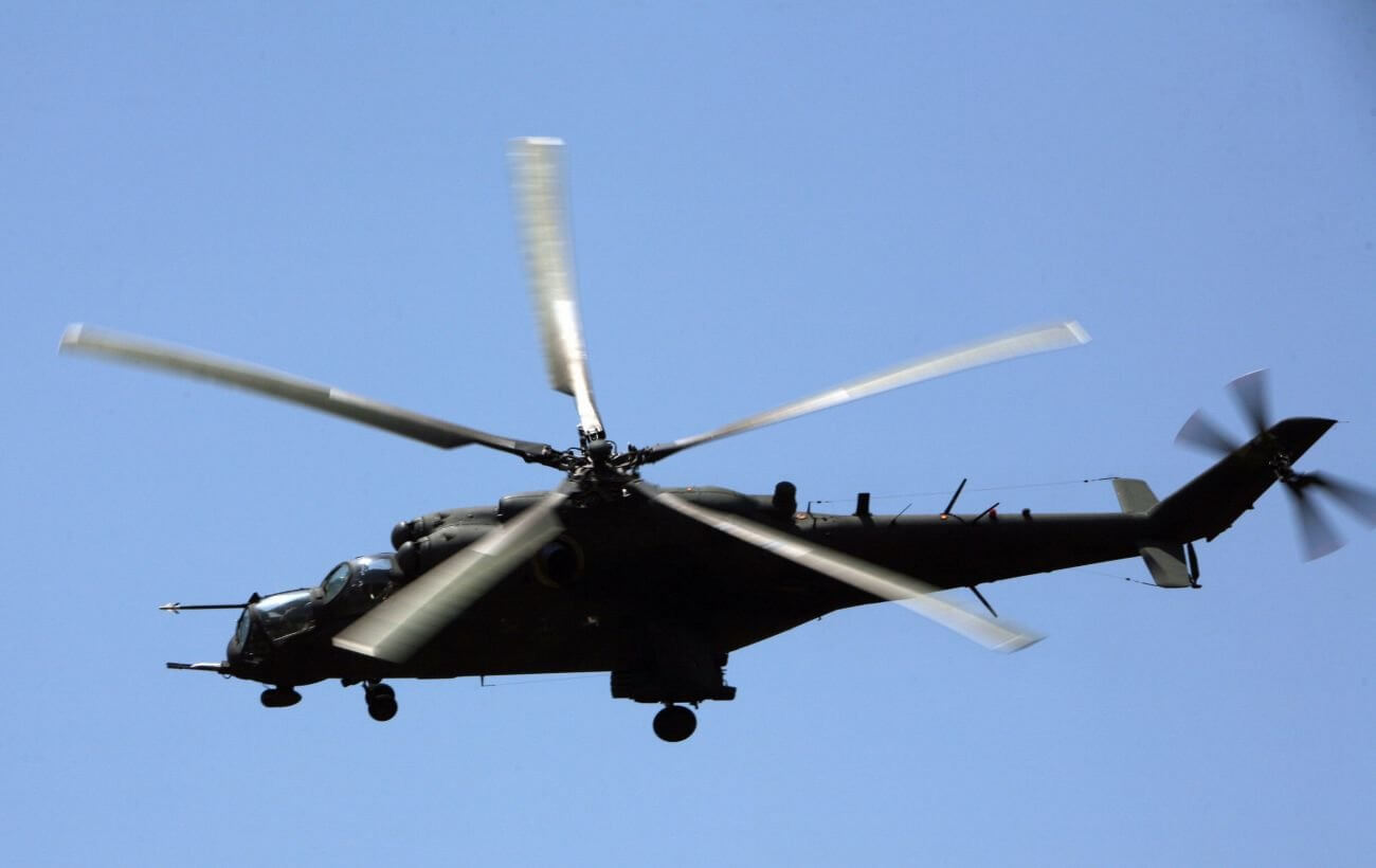 Нацгвардійці збили ворожий гелікоптер Мі-24 під Бахмутом
