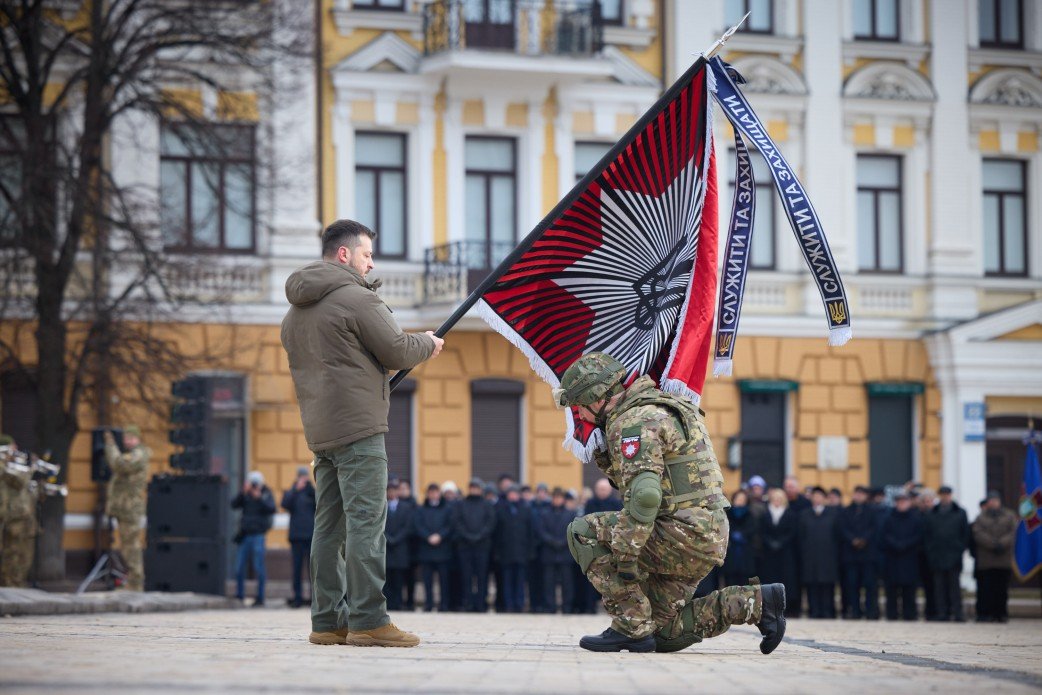 Частини «Гвардії наступу» отримали бойові прапори