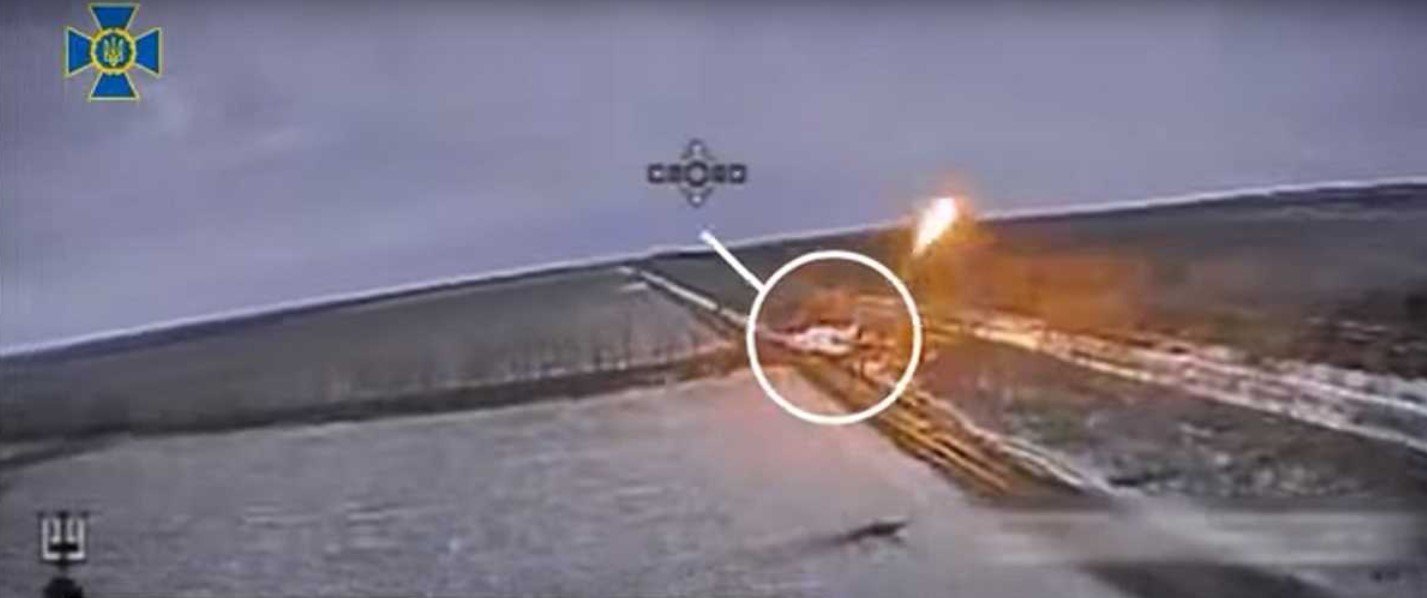 Оперативники СБУ за допомогою FPV-дрона знищили російський «Сонцепек». ВІДЕО