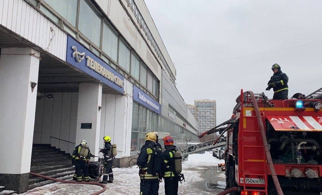 У Москві загорівся офіс  пропагандистського православного каналу «Спас»