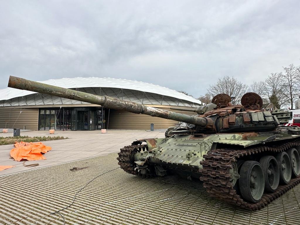 У Нідерландах виставили знищений танк армії Росії