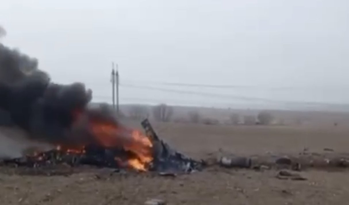 В Україні розбився російський Ка-52. ВІДЕО