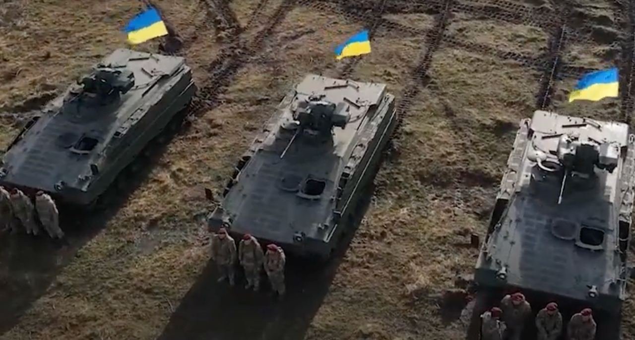 Міноборони показало БМП Marder в Україні. ВІДЕО