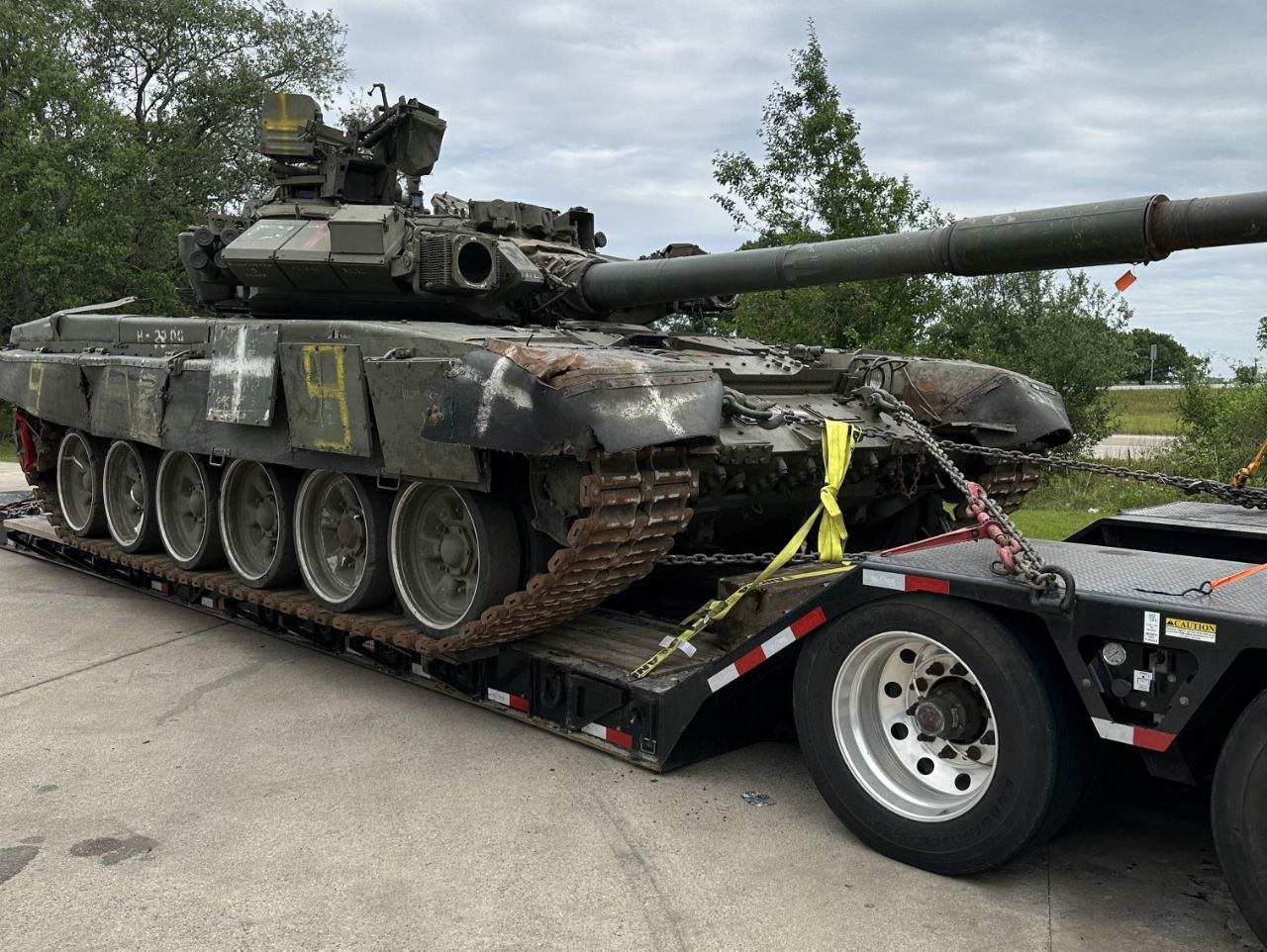У США помітили трофейний російський танк Т-90А